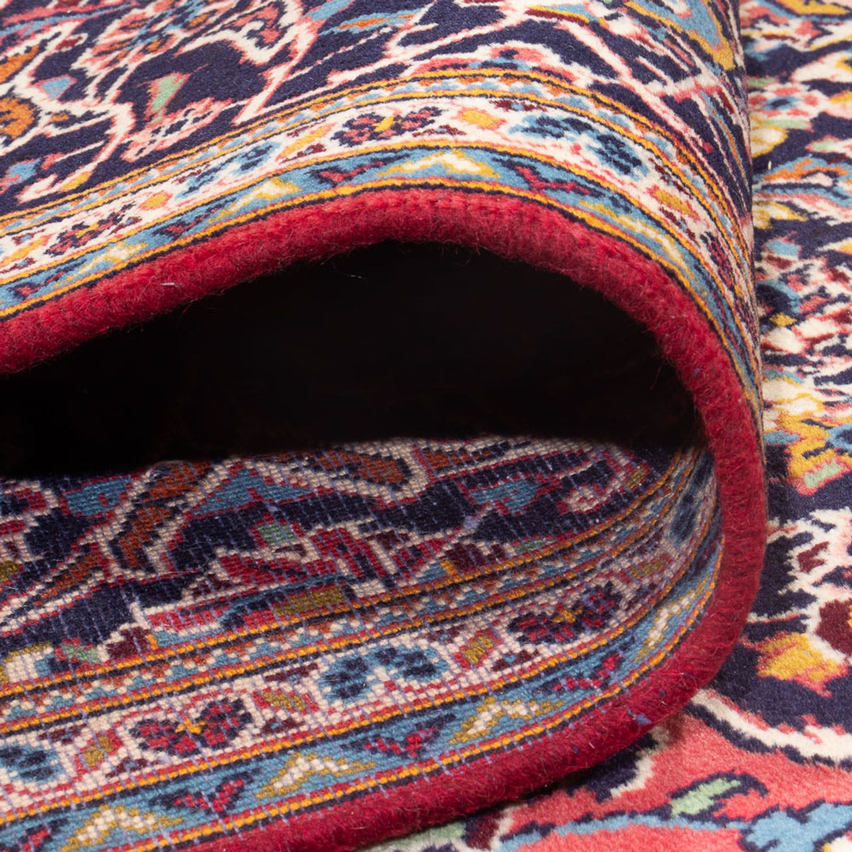 Persiska mattor - Keshan - 312 x 196 cm - ljusröd