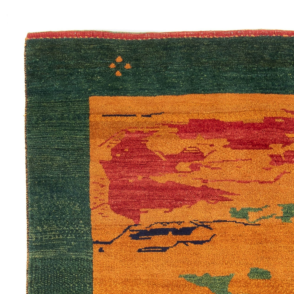 Persisk Gabbeh Mattan 163x207cm - Perserteppich Wollteppich