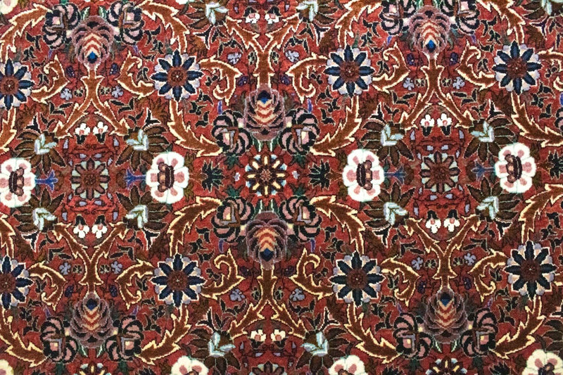 Persisk matta - Bijar - 298 x 207 cm - röd