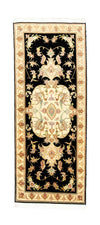 Tabriz - 50 Raj Mattan 72x191cm - Persisk matta - Löpare / Svart / 72 x 191 cm Löpare