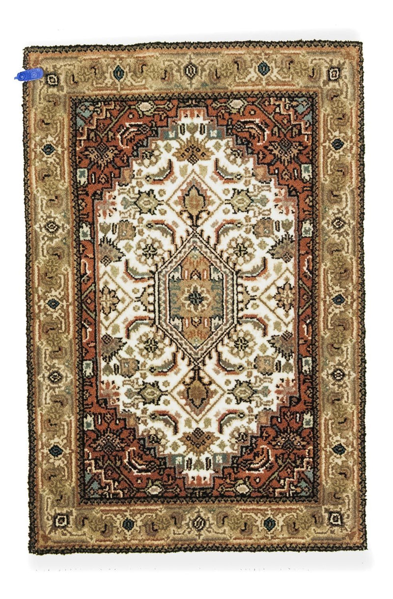 Persisk matta - Bijar - 90 x 60 cm - beige
