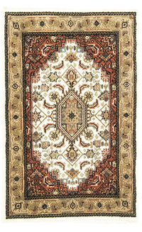Persisk matta - Bijar - 90 x 60 cm - beige