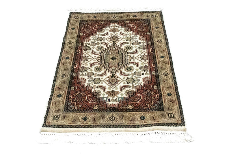 Persisk matta - Bijar - 90 x 60 cm - beige