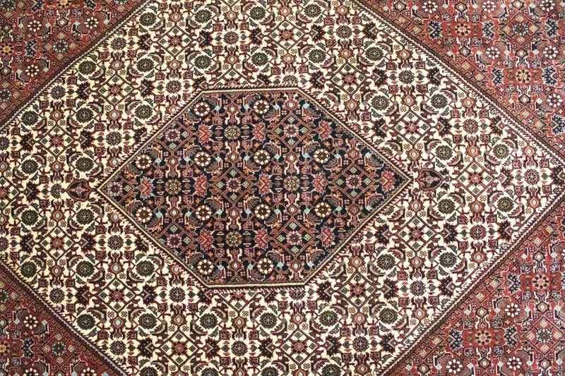 Persisk matta - Bijar - 295 x 206 cm - röd