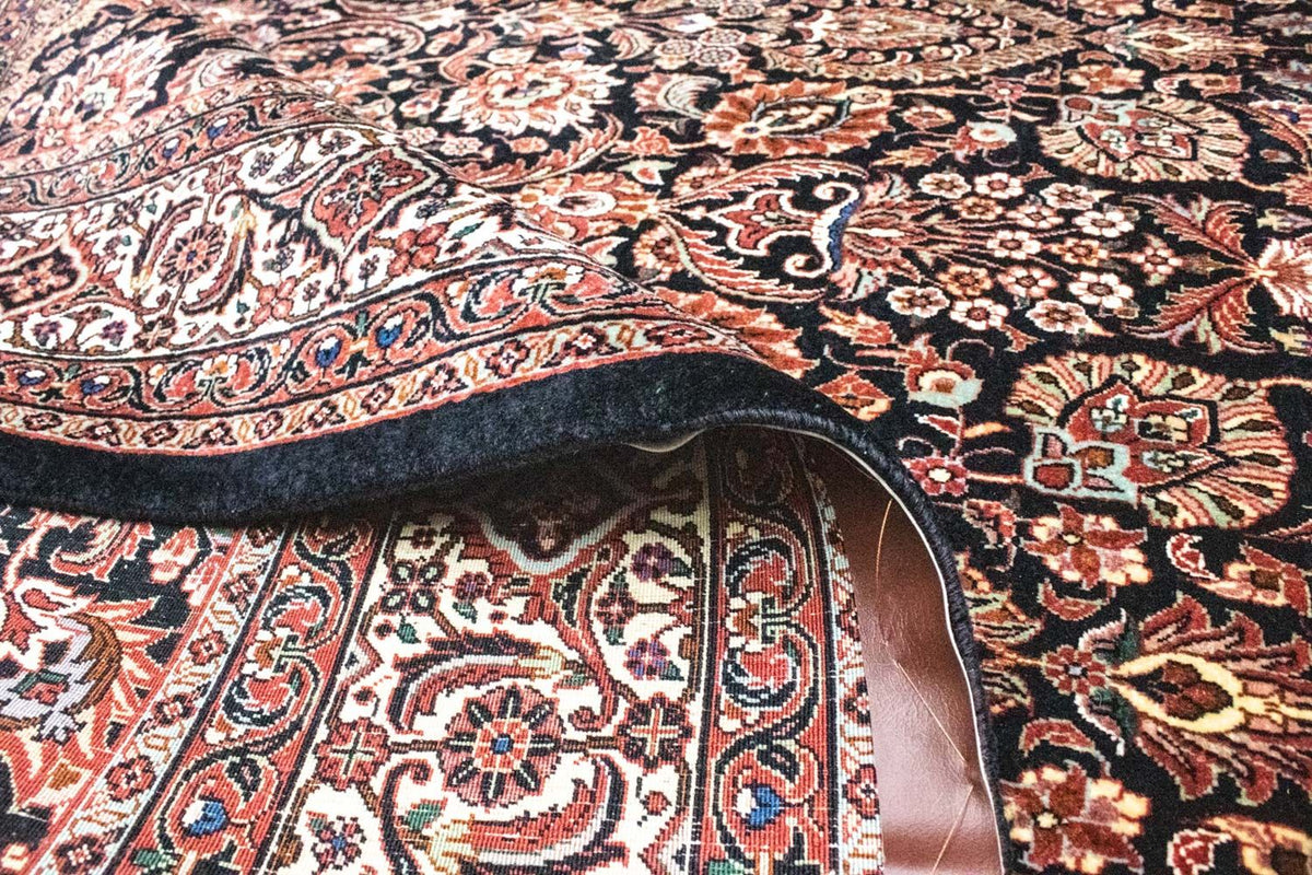 Persisk matta - Bijar - 293 x 203 cm - mörkblå