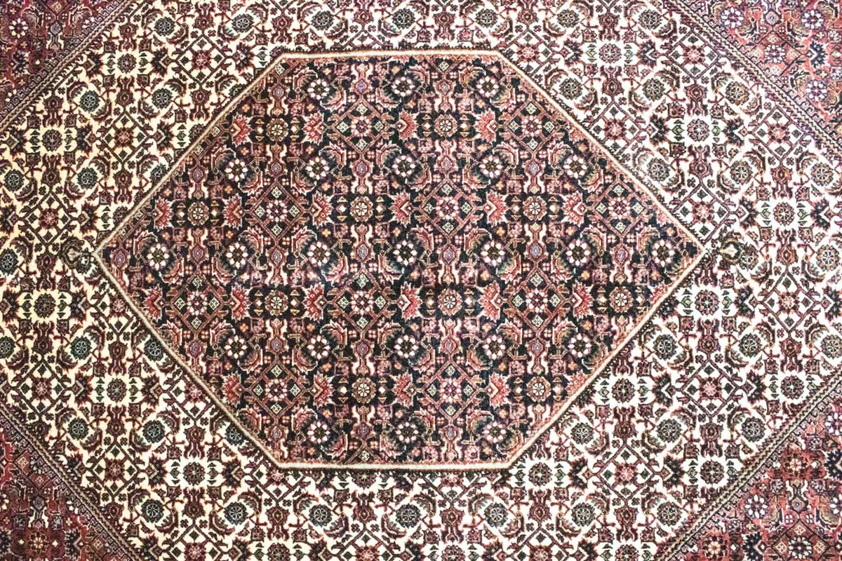 Persisk matta - Bijar - 303 x 200 cm - röd