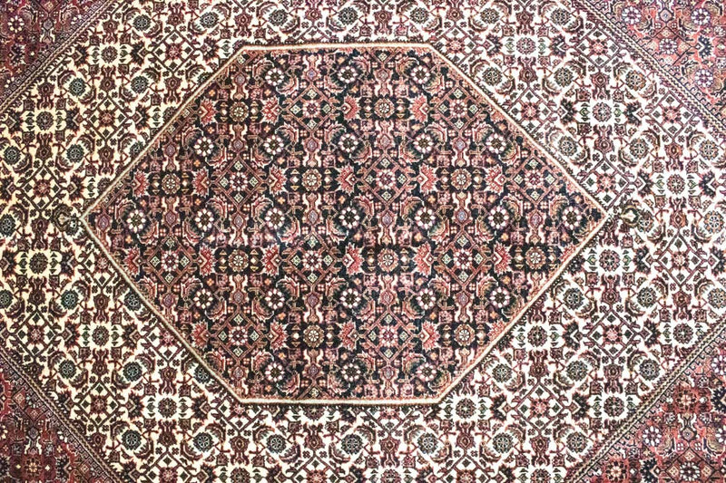 Persisk matta - Bijar - 303 x 200 cm - röd