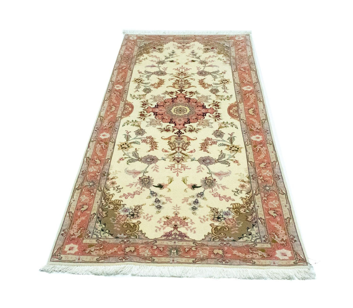 Runner Persisk matta - Tabriz - Royal - 199 x 85 cm - beige