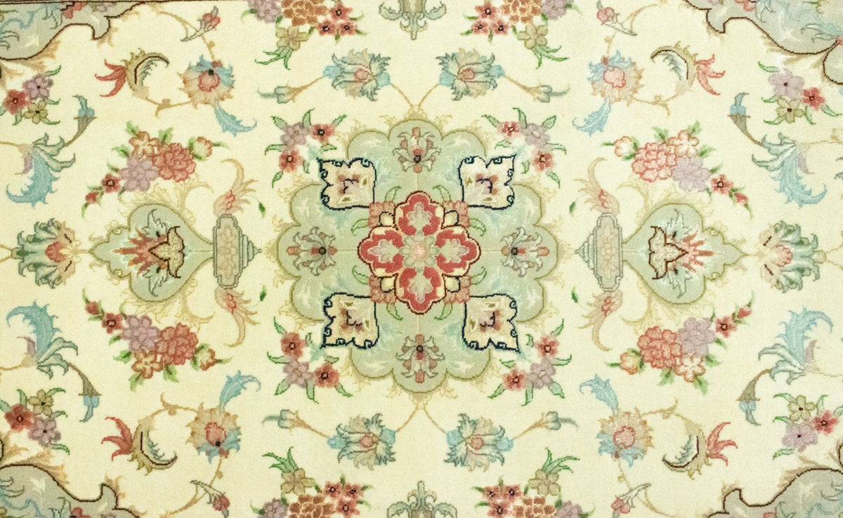 Runner Persisk matta - Tabriz - Royal - 338 x 89 cm - beige