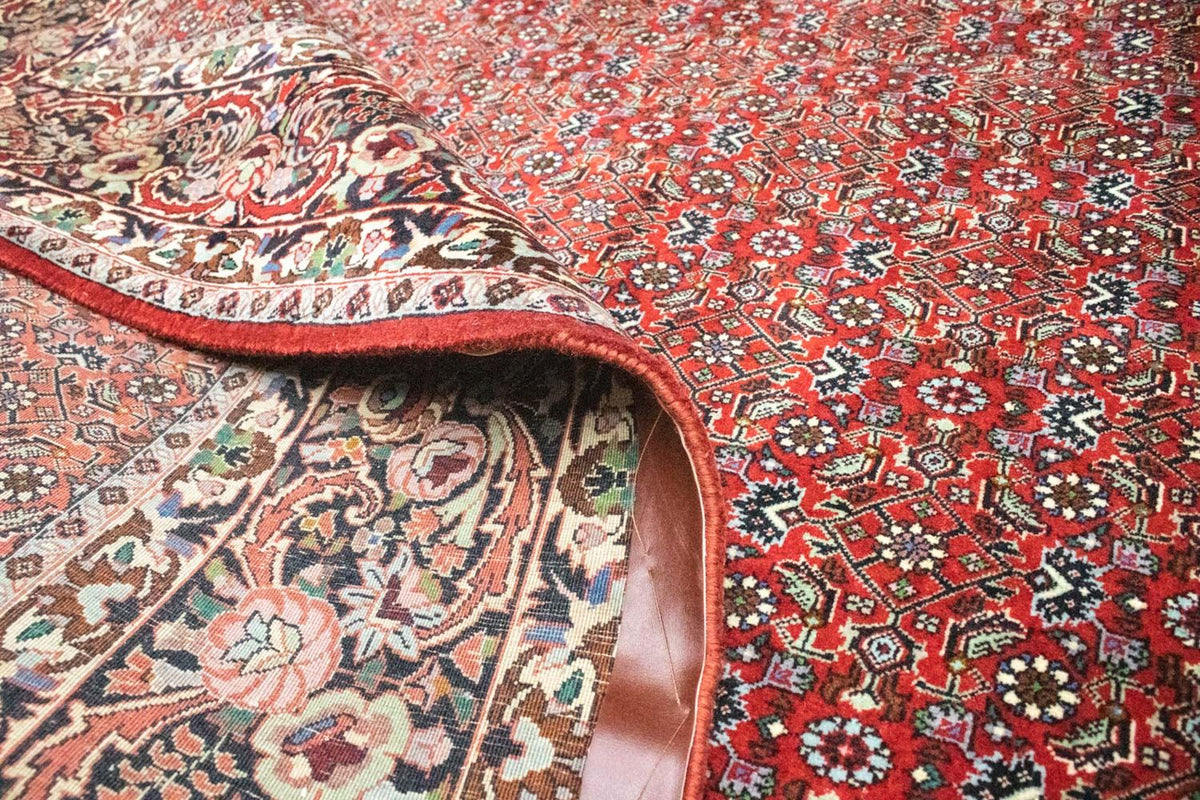 Persisk matta - Bijar - 300 x 211 cm - röd