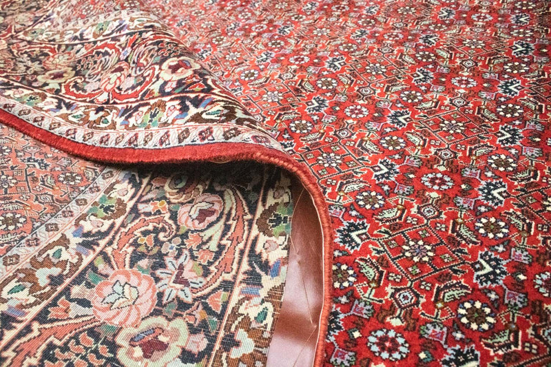 Persisk matta - Bijar - 300 x 211 cm - röd