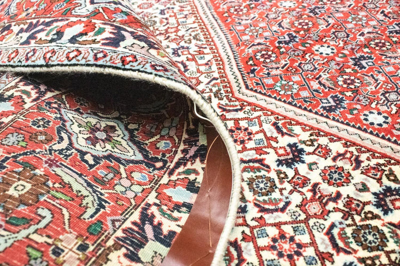 Persisk matta - Bijar - 302 x 203 cm - röd