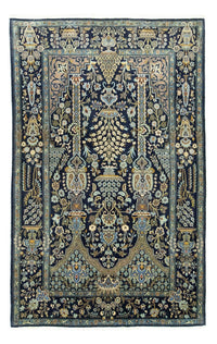Persisk matta - Tabriz - 222 x 140 cm - blå