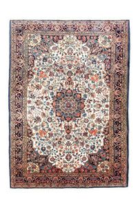 Persisk matta - Bijar - 202 x 145 cm - beige