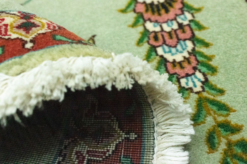Persisk matta - Tabriz - Royal - 83 x 62 cm - grön