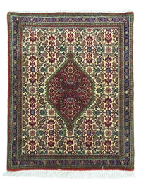 Persisk matta - Bijar - 89 x 72 cm - beige