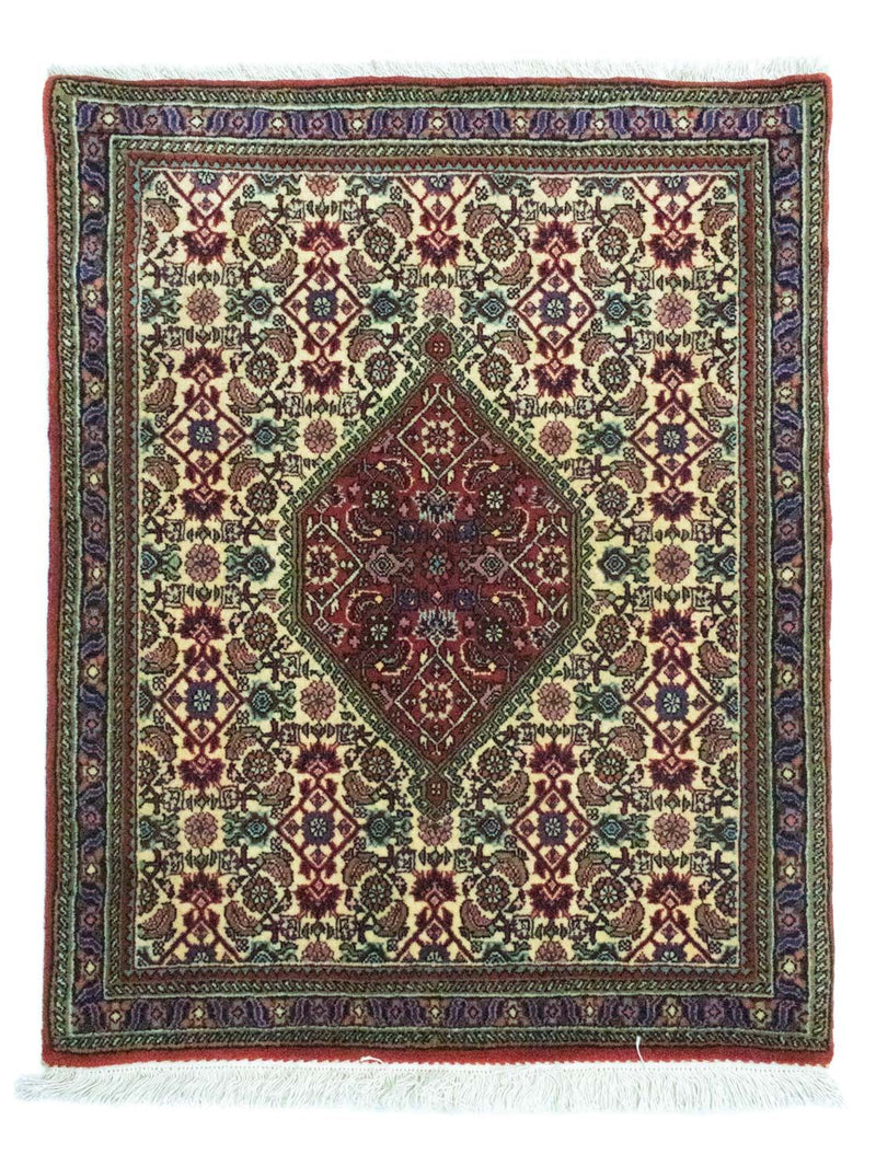 Persisk matta - Bijar - 89 x 72 cm - beige