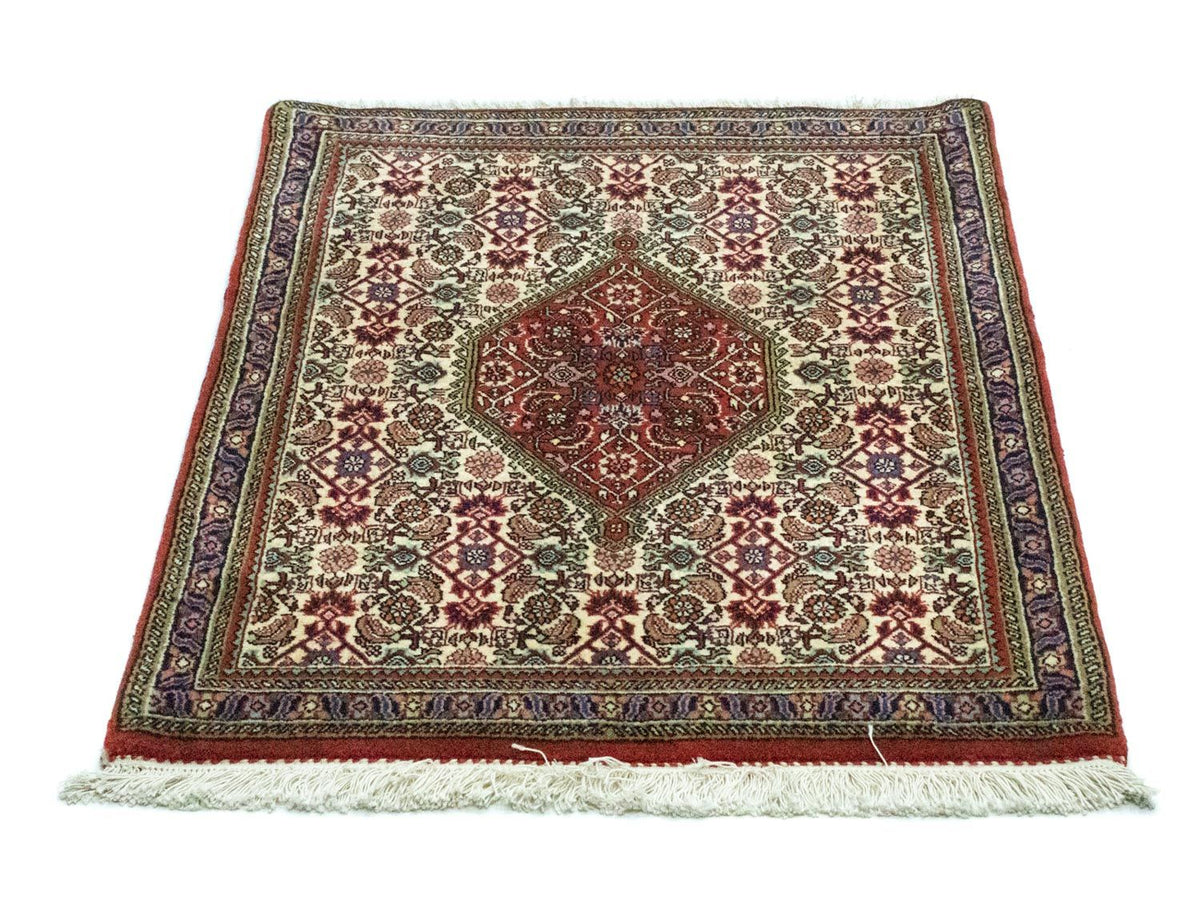 Persisk matta - Bijar - 89 x 72 cm - beige