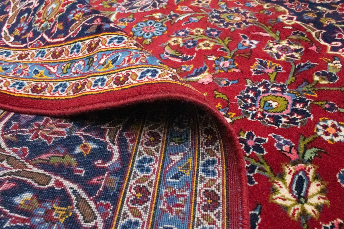 Persiska mattor - Keshan - 368 x 250 cm - röd