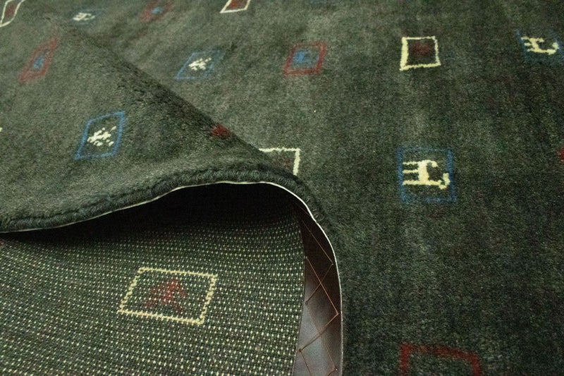 Gabbeh-matta - persisk - 235 x 174 cm - grått