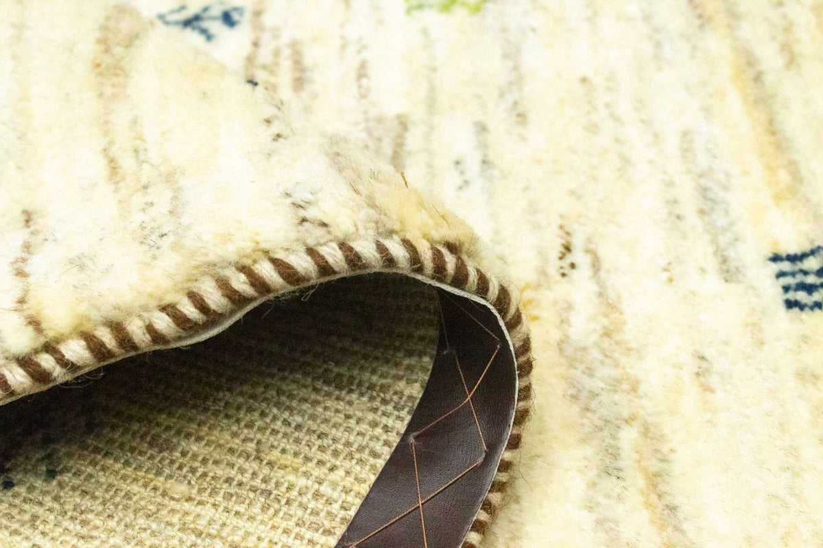 Runner Gabbeh-matta - persisk - 219 x 75 cm - beige