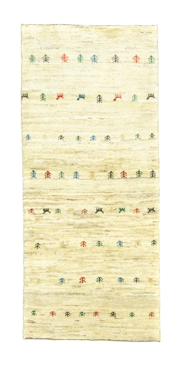 Runner Gabbeh-matta - persisk - 184 x 82 cm - beige
