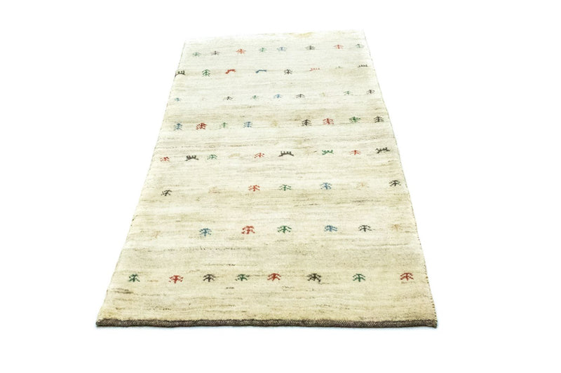 Runner Gabbeh-matta - persisk - 184 x 82 cm - beige
