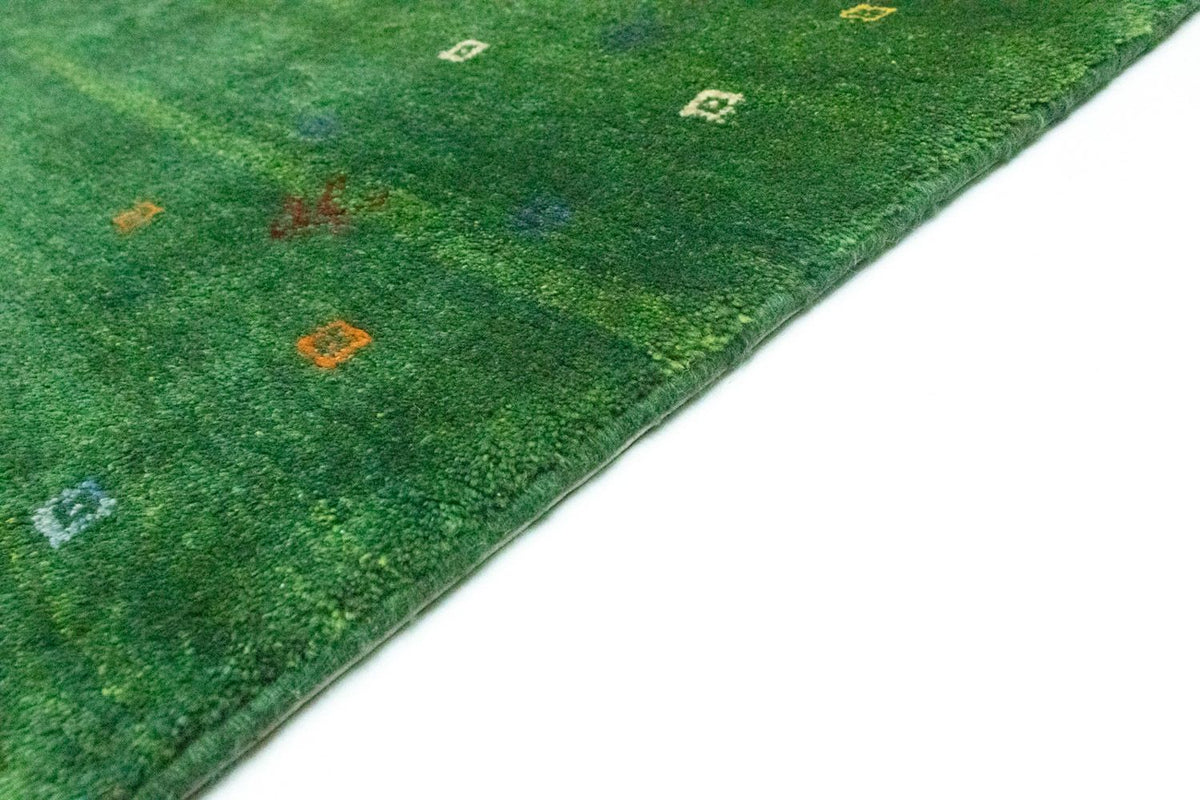 Gabbeh-matta - persisk - 189 x 155 cm - grön