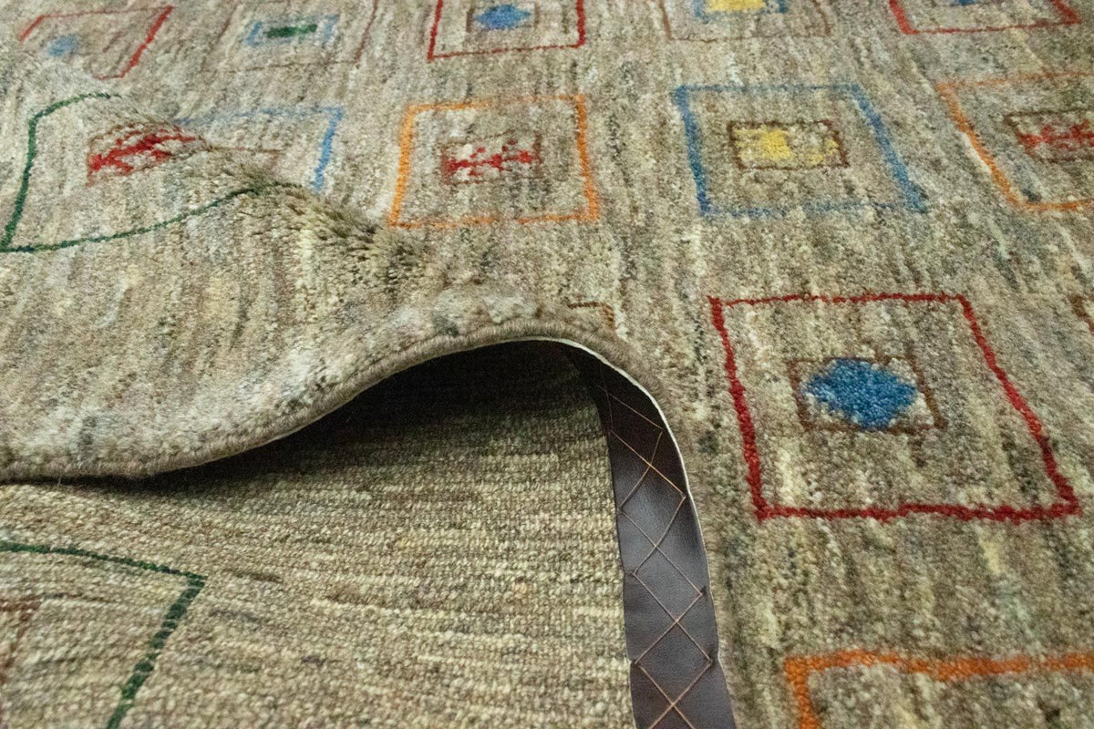 Gabbeh-matta - persisk - 206 x 154 cm - flerfärgad