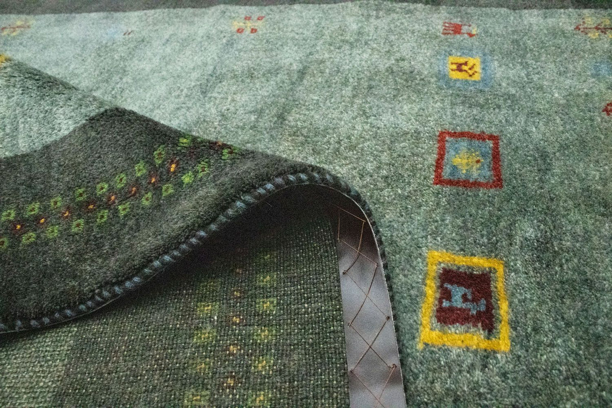 Gabbeh-matta - persisk - 195 x 142 cm - grått