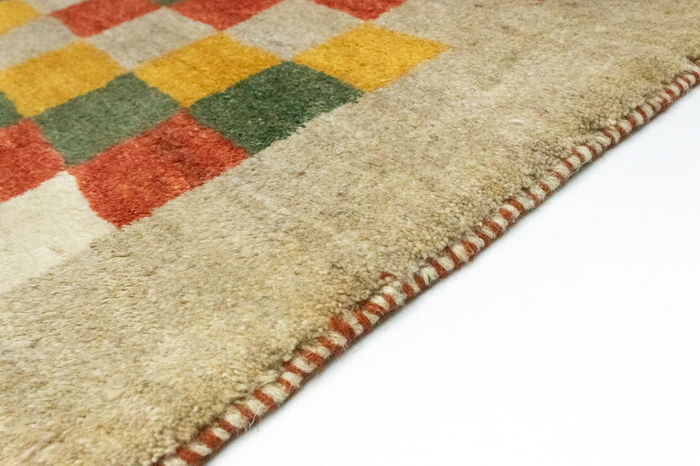 Persisk Gabbeh Mattan 135x103cm - Perserteppich Wollteppich