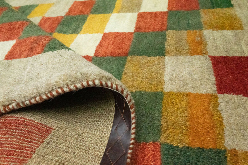 Gabbeh-matta - persisk - 135 x 103 cm - färgad