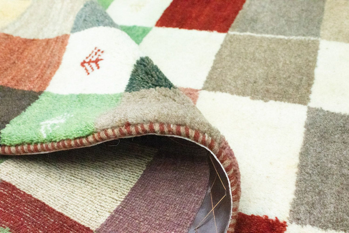 Gabbeh-matta - persisk - 134 x 100 cm - färgad