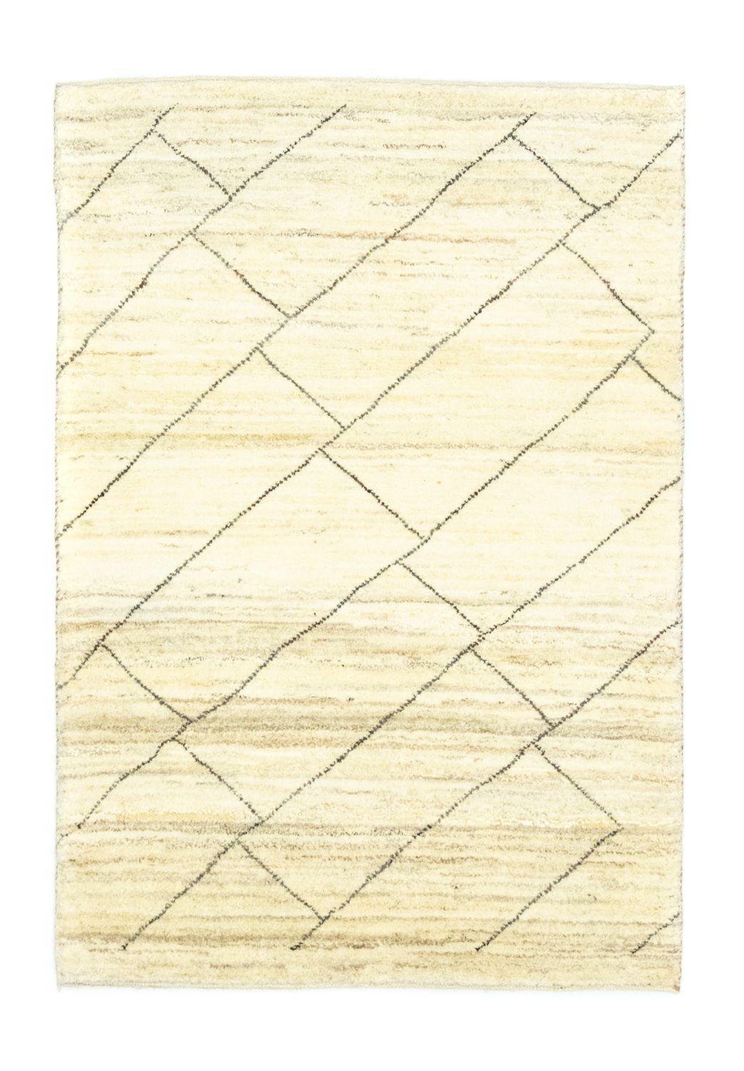 Gabbeh-matta - persisk - 140 x 98 cm - beige