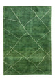 Gabbeh-matta - persisk - 143 x 100 cm - grön