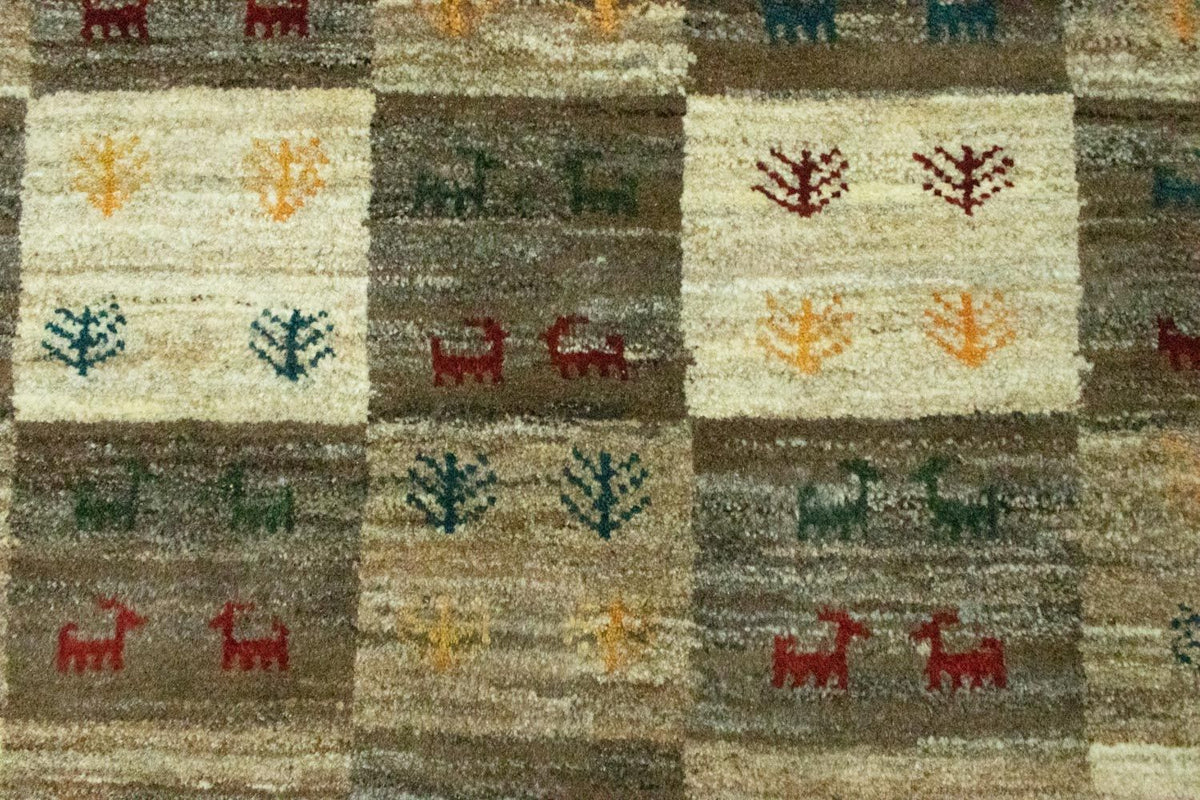 Gabbeh-matta - persisk - 149 x 101 cm - färgad