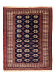 Turkaman-matta - 186 x 139 cm - röd