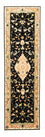 Runner Persisk matta - Tabriz - Royal - 294 x 85 cm - svart