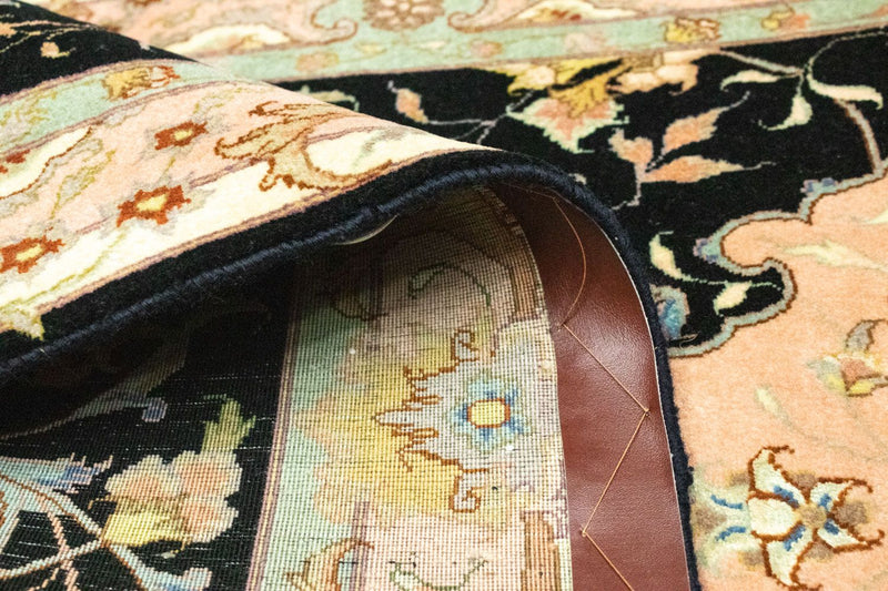 Runner Persisk matta - Tabriz - Royal - 294 x 85 cm - svart