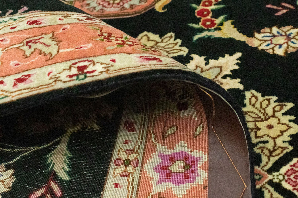 Runner Persisk matta - Tabriz - Royal - 215 x 83 cm - svart