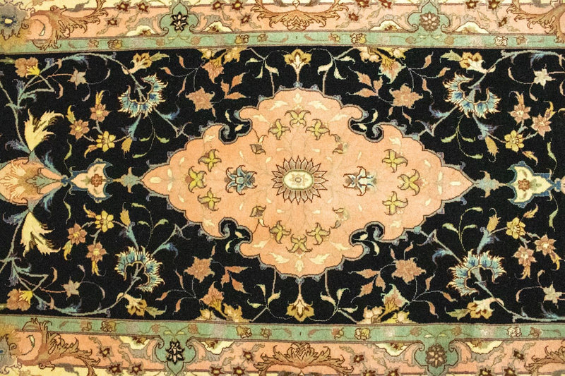 Runner Persisk matta - Tabriz - Royal - 290 x 84 cm - svart
