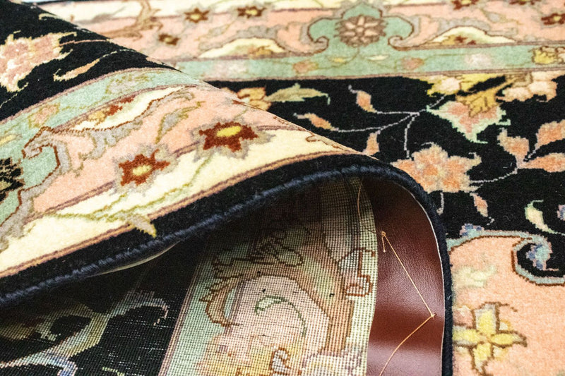 Runner Persisk matta - Tabriz - Royal - 290 x 84 cm - svart