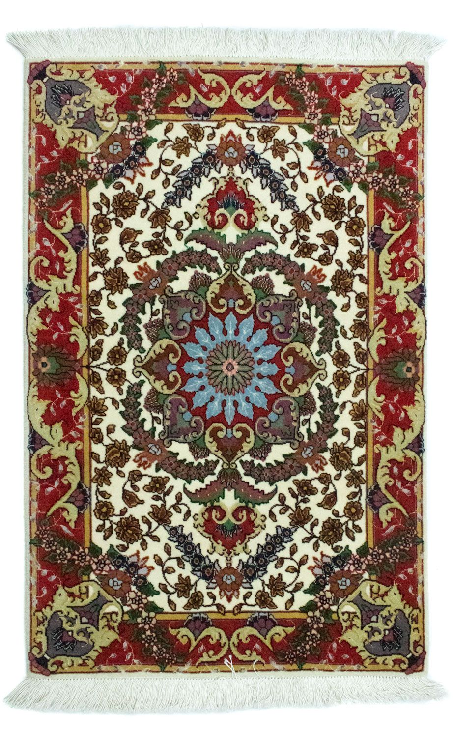 Persisk matta - Tabriz - 97 x 63 cm - beige