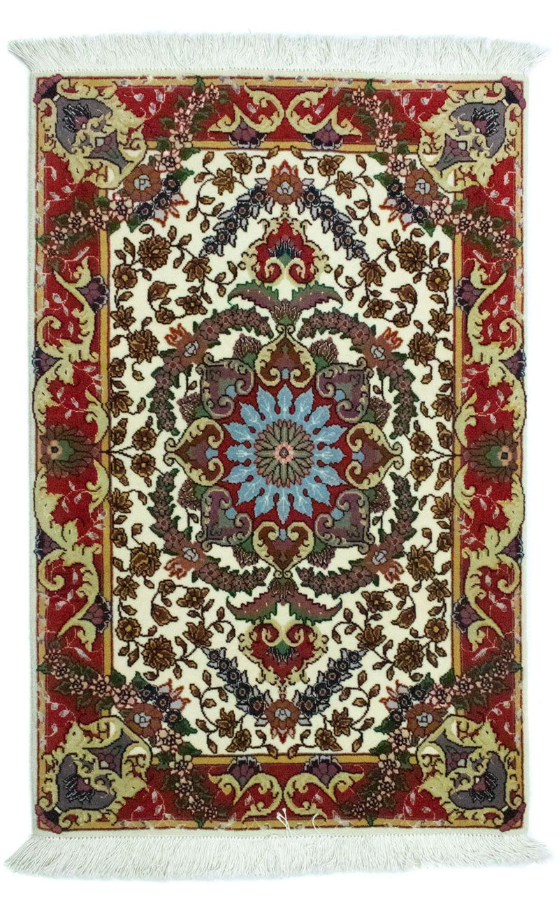 Persisk matta - Tabriz - 97 x 63 cm - beige