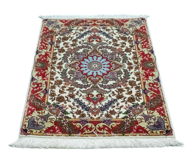 Persisk matta - Tabriz - 97 x 63 cm - beige
