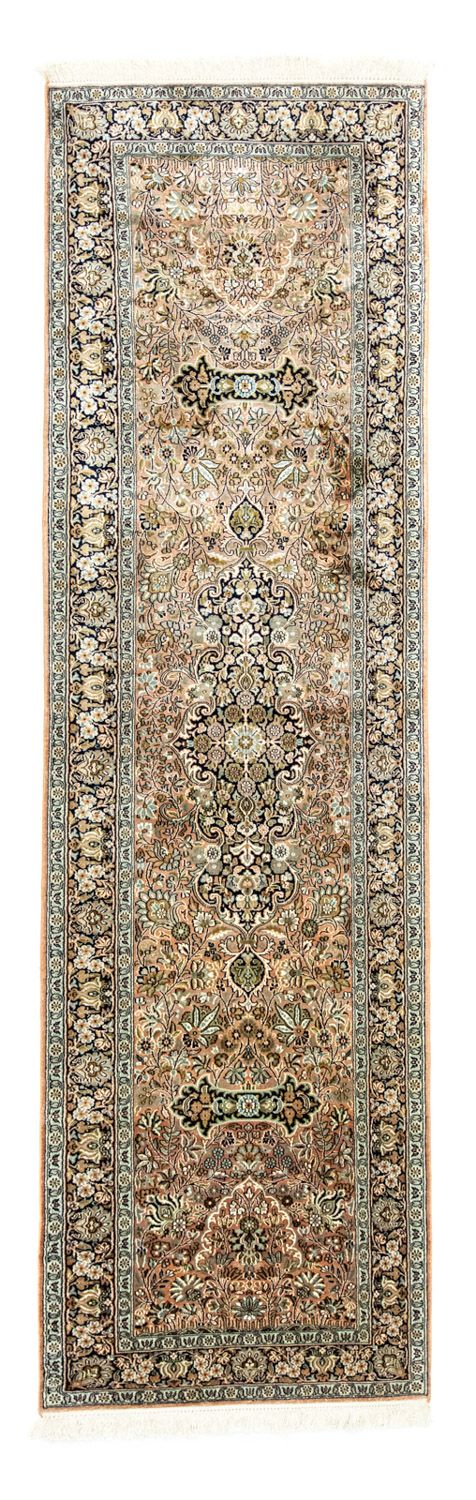 Runner Sidenmatta - Kashmir Silk - 278 x 77 cm - röd