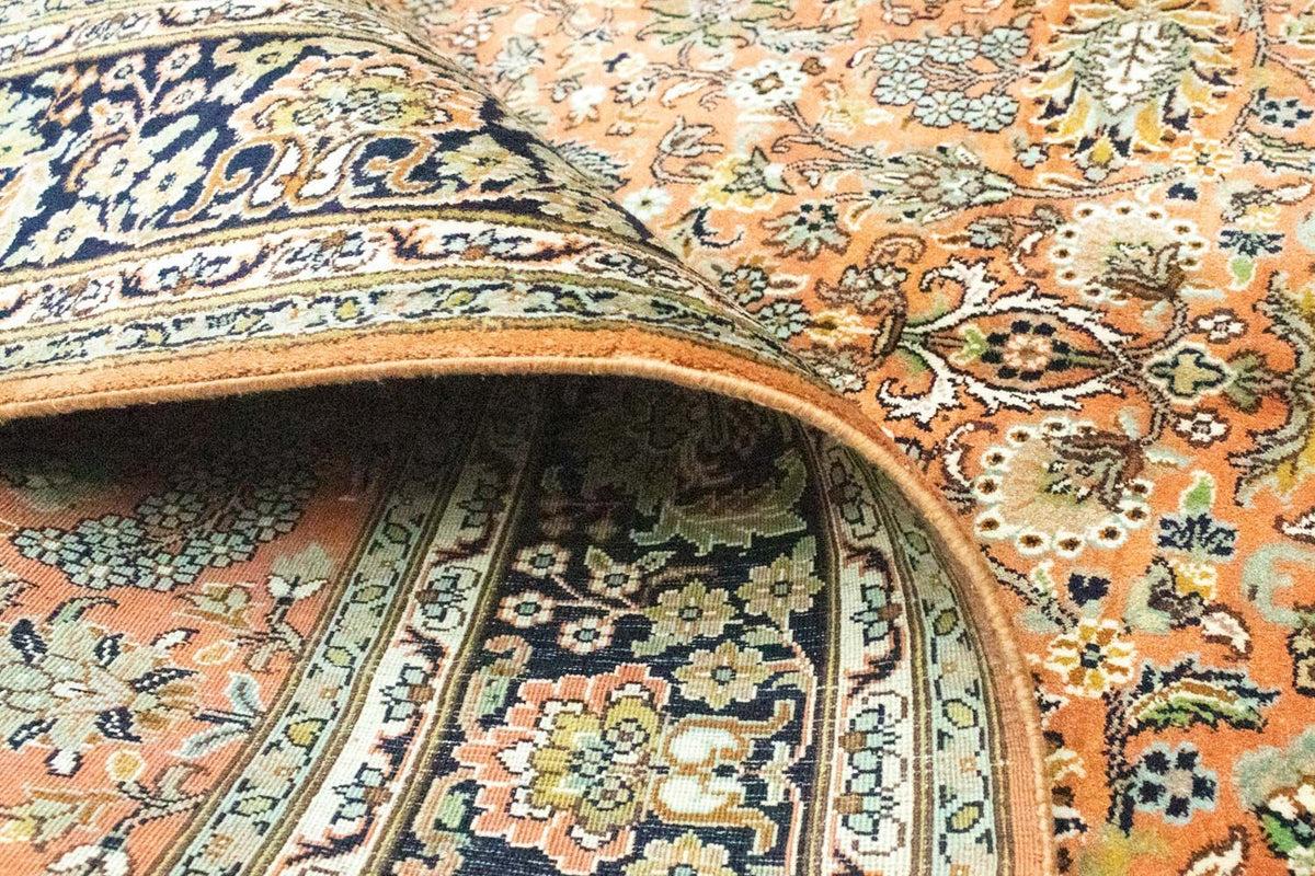 Sidenmatta - Kashmir Silk - 181 x 130 cm - rost