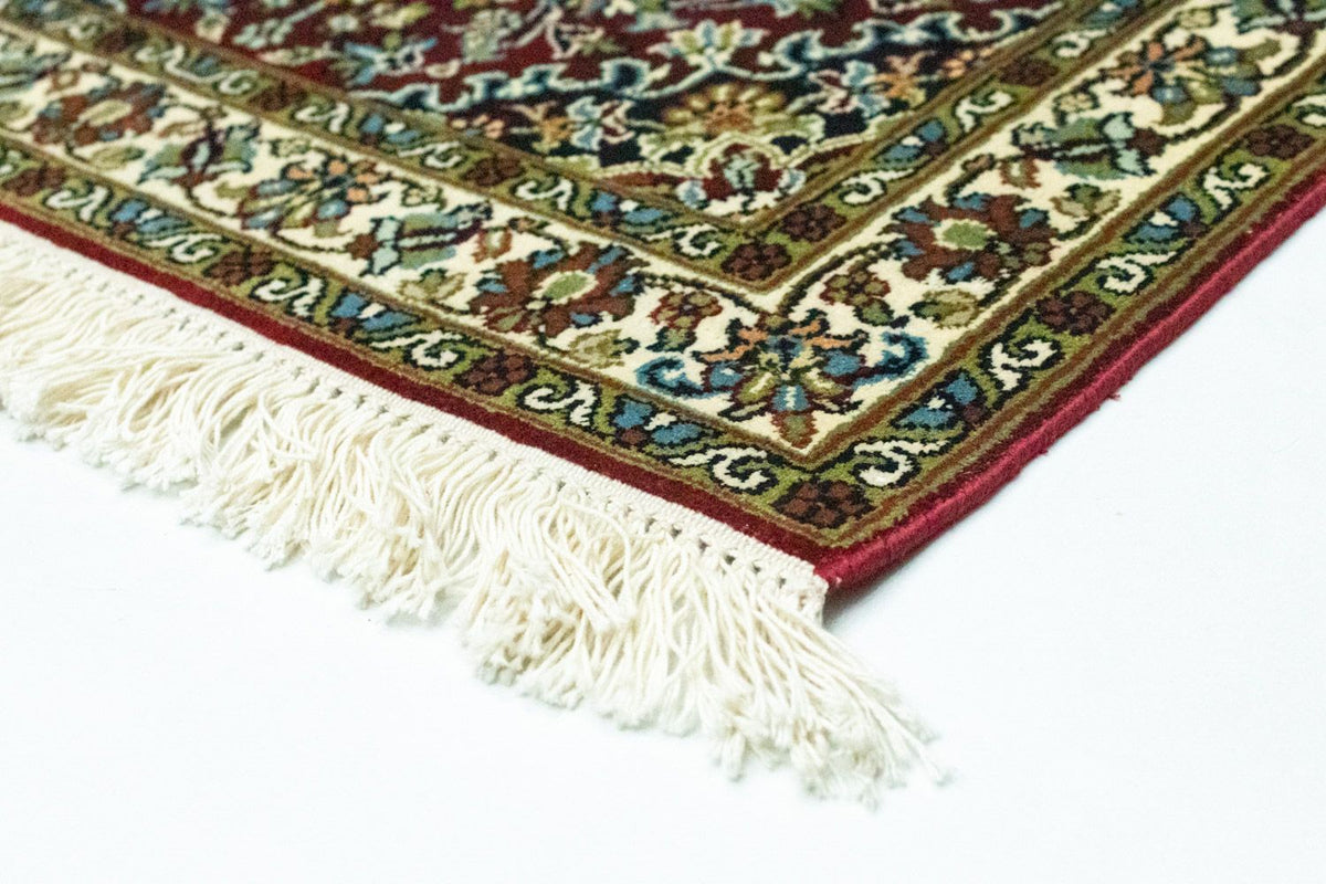 Sidenmatta - Kashmir Silk - 95 x 63 cm - röd
