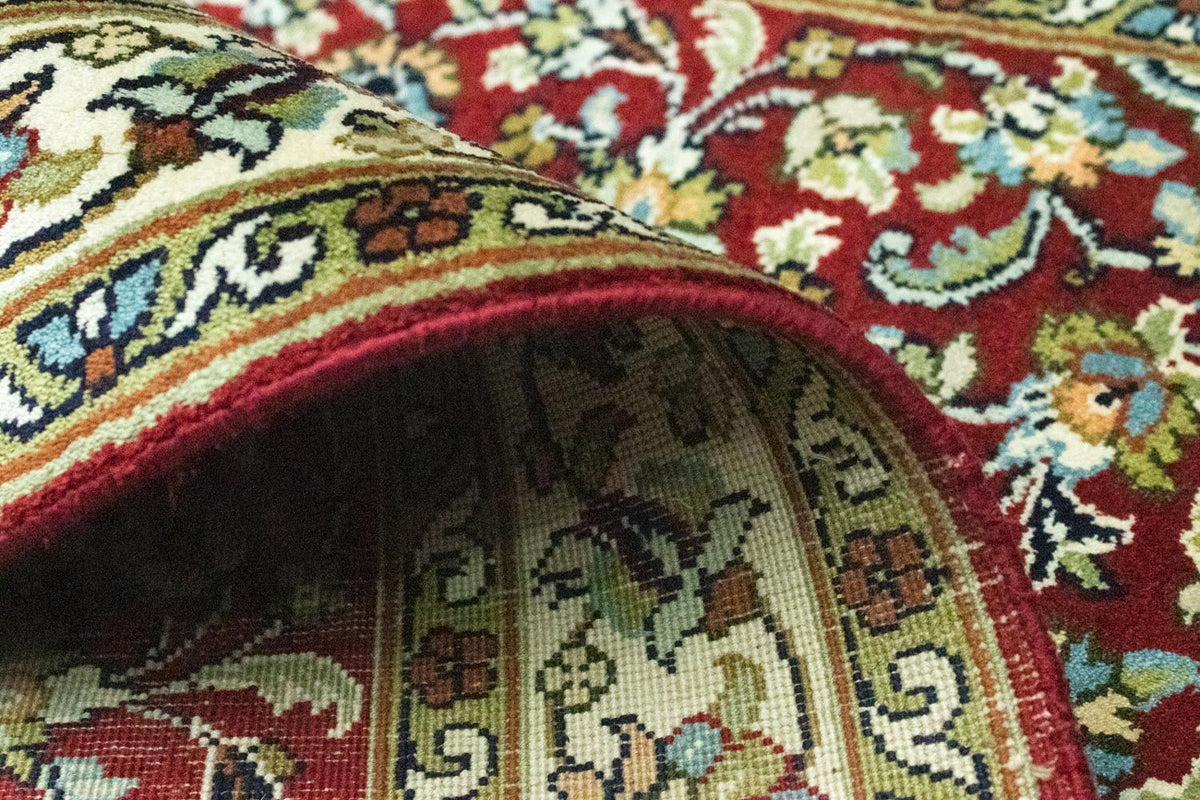 Sidenmatta - Kashmir Silk - 95 x 63 cm - röd