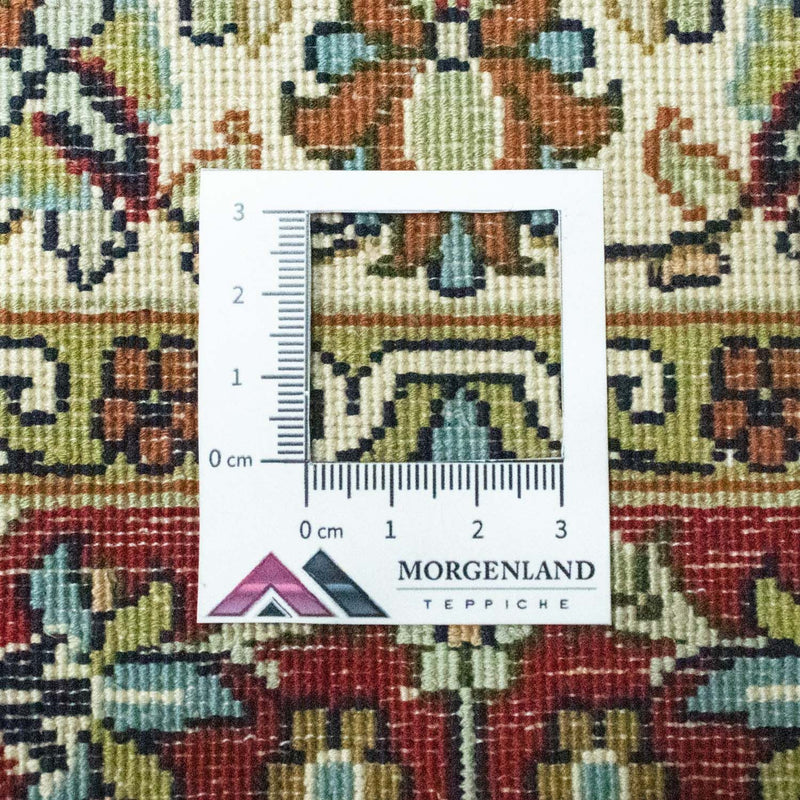 Sidenmatta - Kashmir Silk - 95 x 63 cm - röd